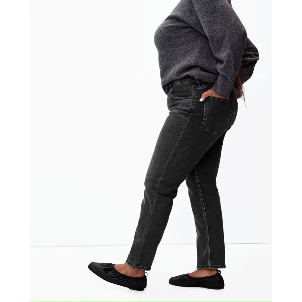 Everlane Jean 33 R The Curvy Cheeky Straight High Rise